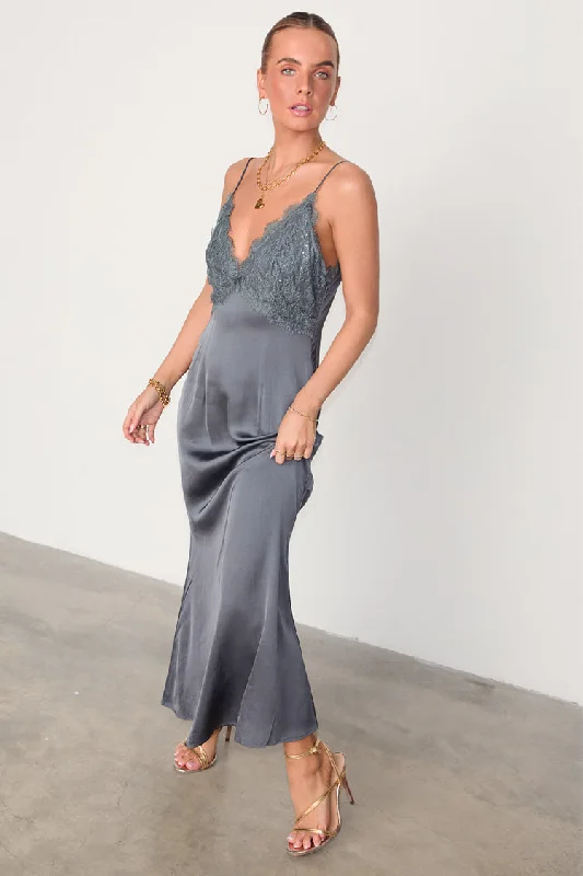 Grey Reha Dress