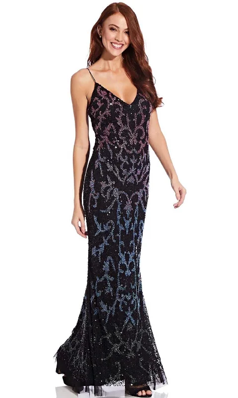 Adrianna Papell AP1E206840 Formal Beaded Long Dress