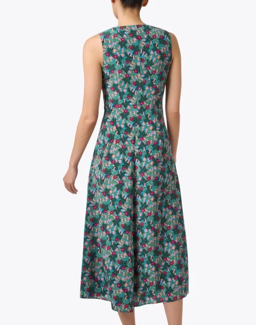 Ardenza Multi Print Silk Dress