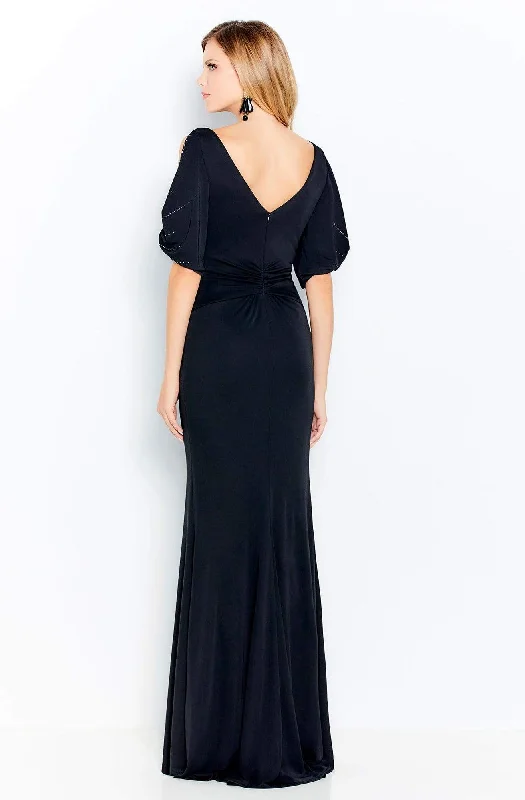 Cameron Blake - 120609 Bateau Sheath Evening Gown