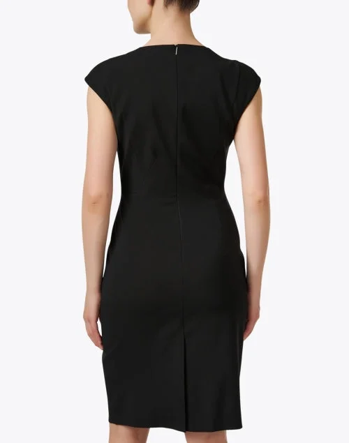 Dironah Black Wool Dress