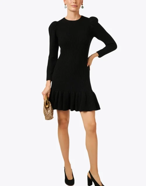 Doyle Black Knit Dress