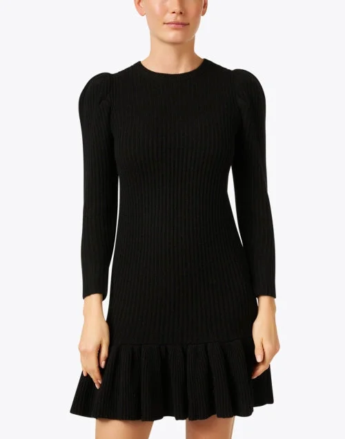 Doyle Black Knit Dress