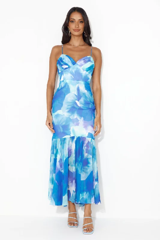 Gorgeous Event Maxi Dress Blue