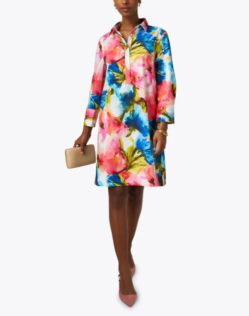 Jackie Floral Print Cotton Dress