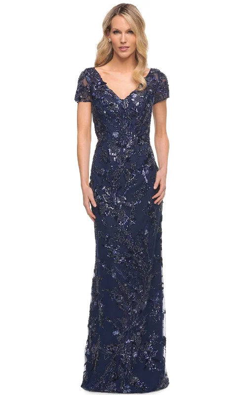 La Femme 30375 - Beaded Sheath Dress