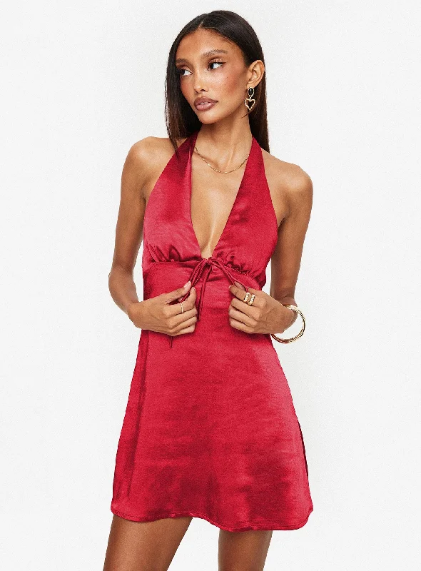 Lanier Mini Dress Red