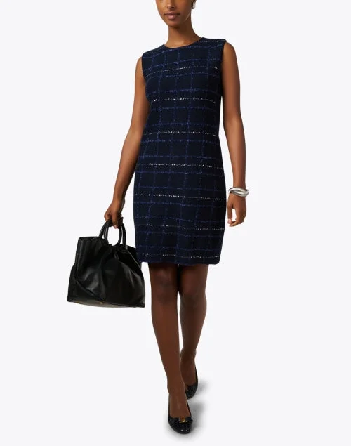 Neutrale Navy Sequin Dress