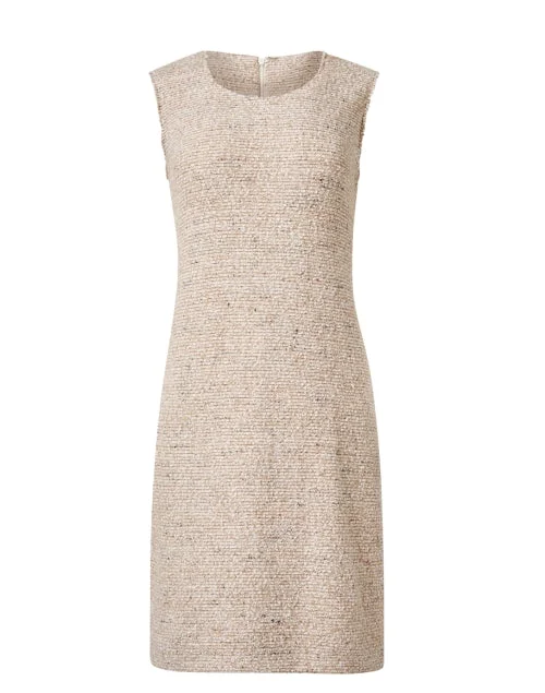 Nigeria Beige Boucle Dress