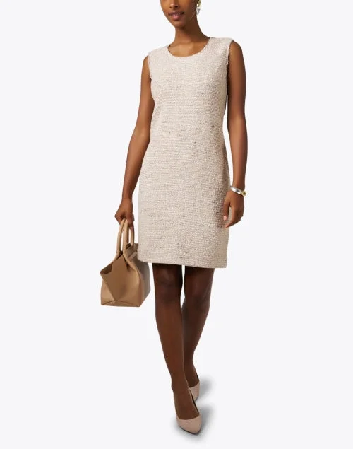 Nigeria Beige Boucle Dress