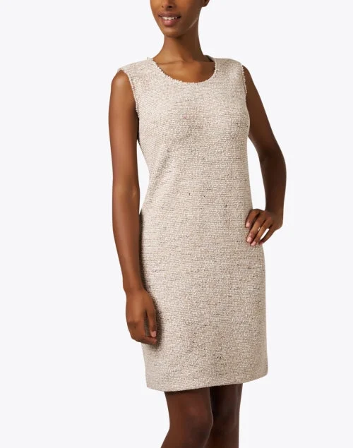 Nigeria Beige Boucle Dress