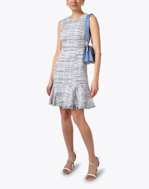 Reed Blue Tweed Dress