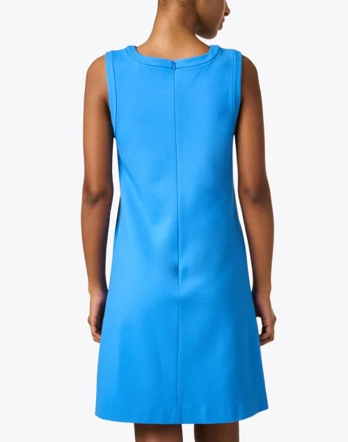 Riva Blue Jersey Shift Dress