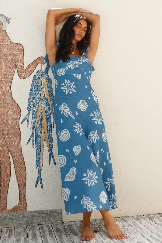 Rockpool Roamer Maxi Dress Blue