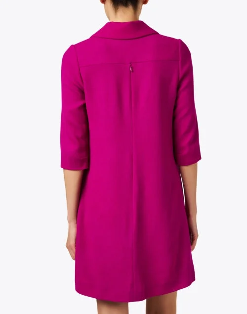 Rue Magenta Crepe Dress