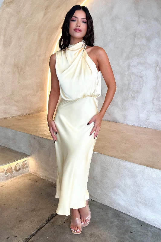 Santorini Maxi Dress - Yellow