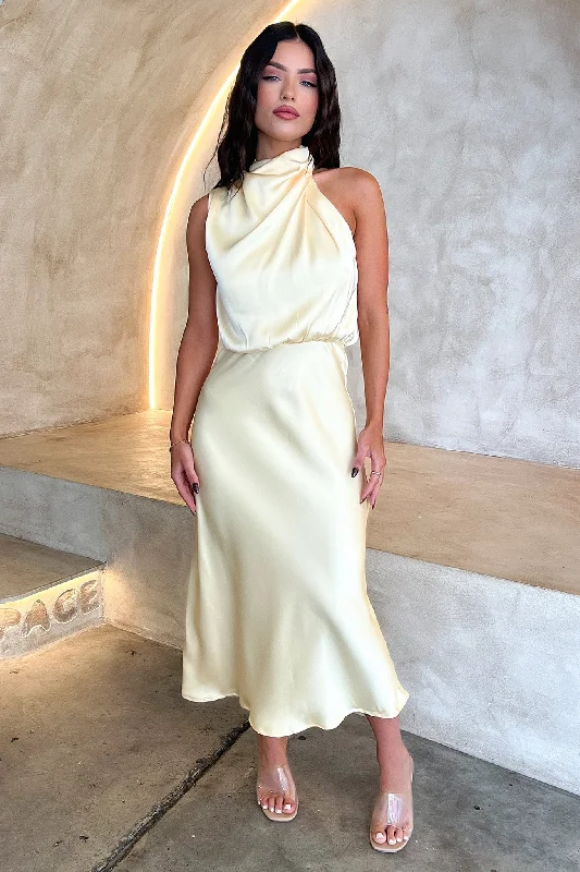 Santorini Maxi Dress - Yellow