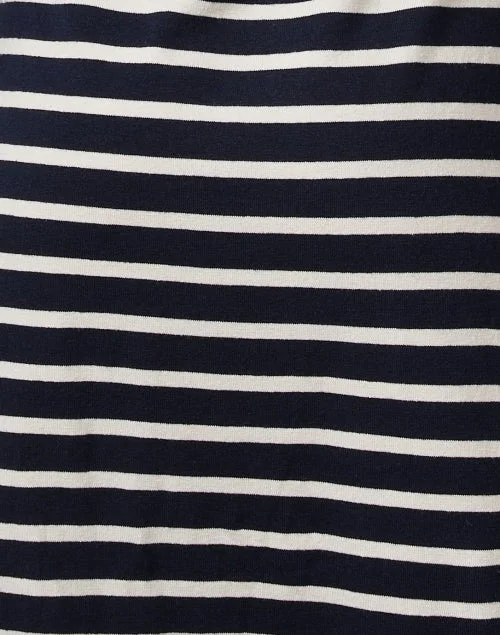 Sesia Navy Stripe Knit Dress