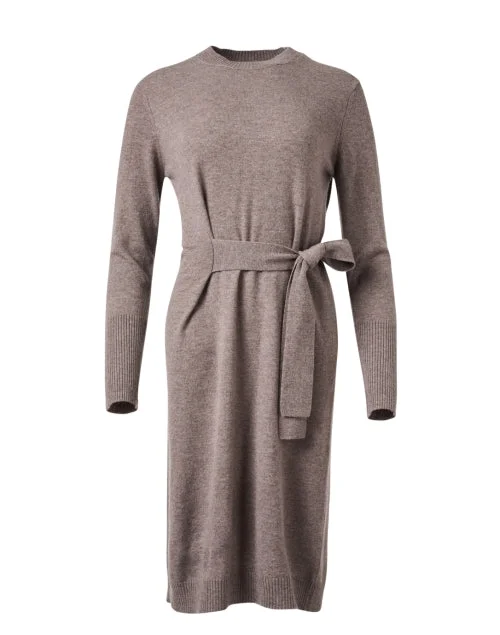 Taupe Cashmere Dress