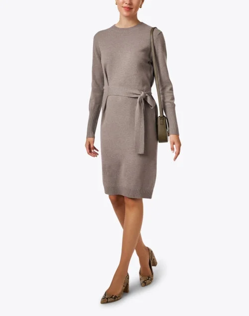 Taupe Cashmere Dress