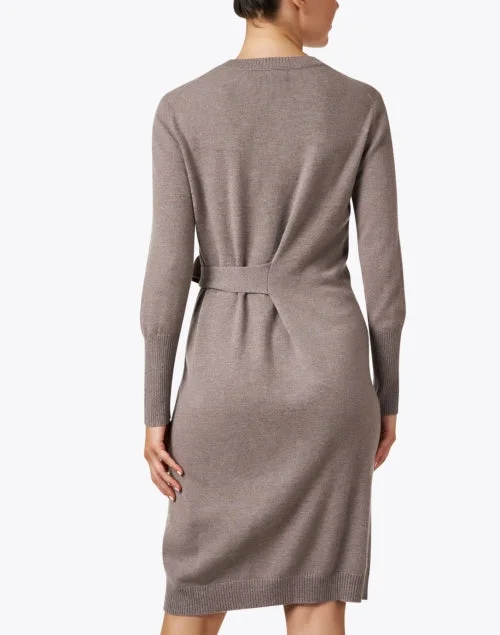 Taupe Cashmere Dress