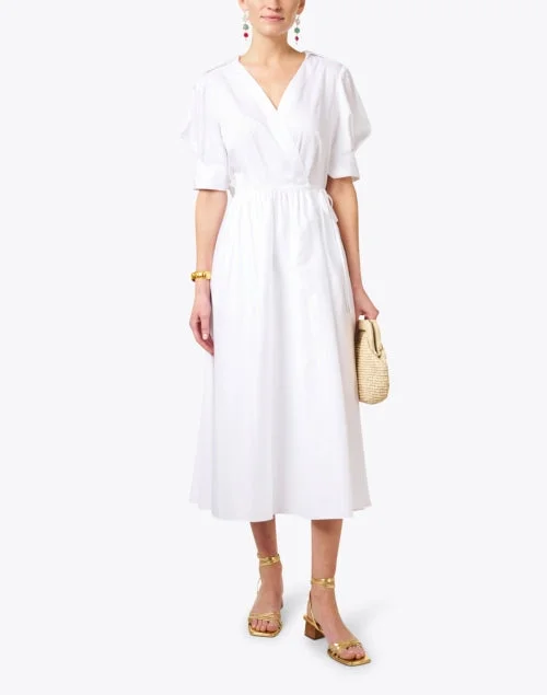 White Wrap Dress