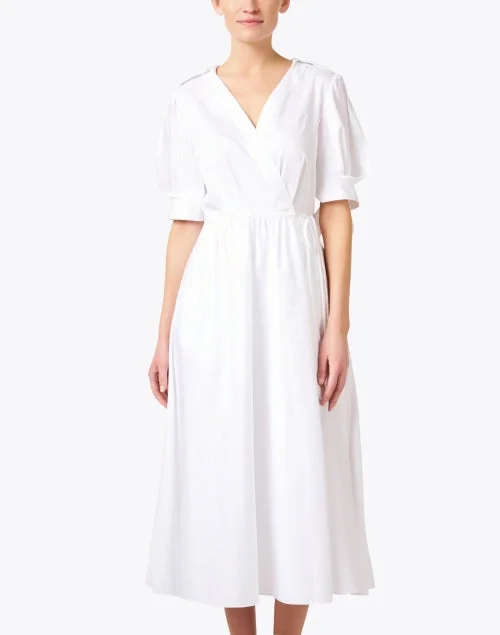 White Wrap Dress