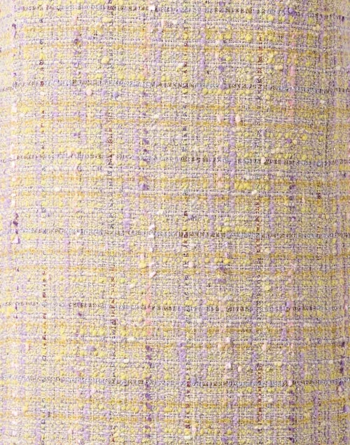 Yellow and Lavender Tweed Dress