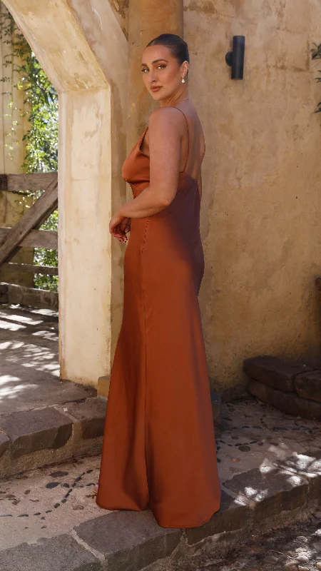 Ziah Maxi Dress - Copper