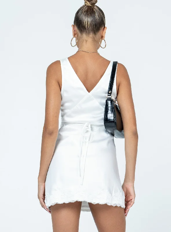 Athenia Mini Dress White