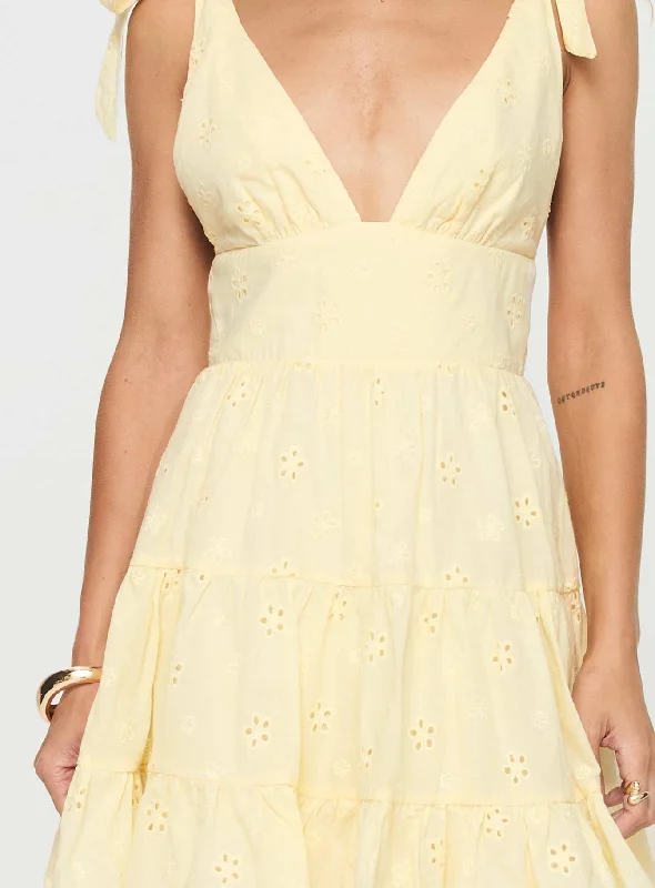 Galvis Mini Dress Lemon