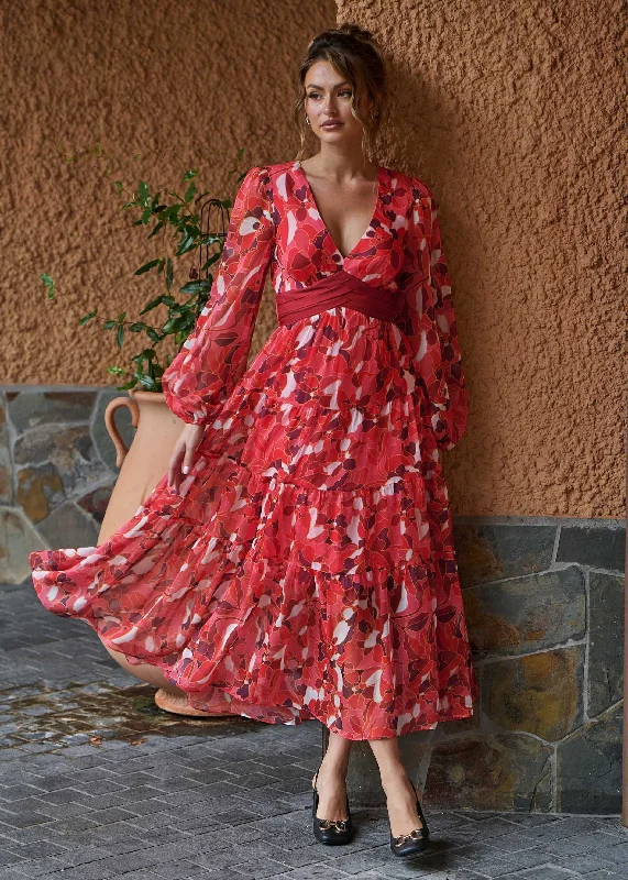 Gemser Maxi Dress - Ruby Floral