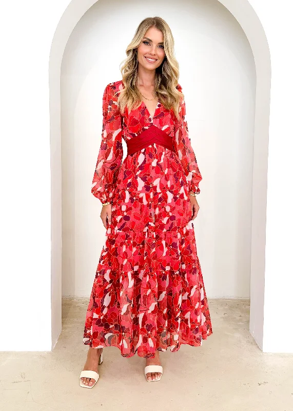 Gemser Maxi Dress - Ruby Floral