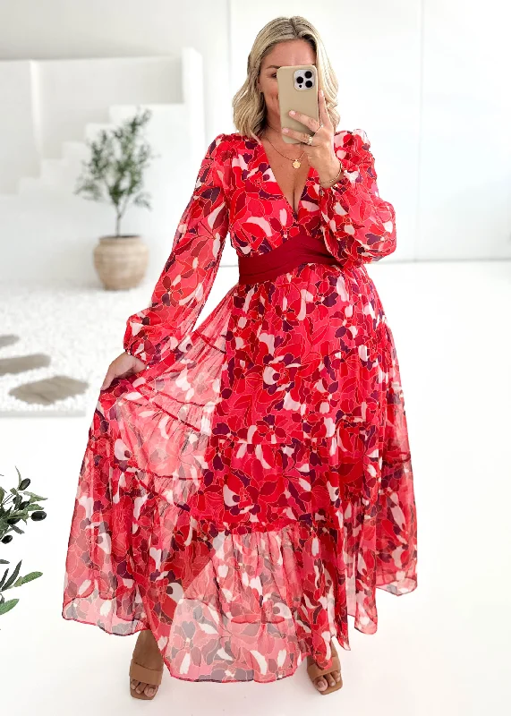 Gemser Maxi Dress - Ruby Floral