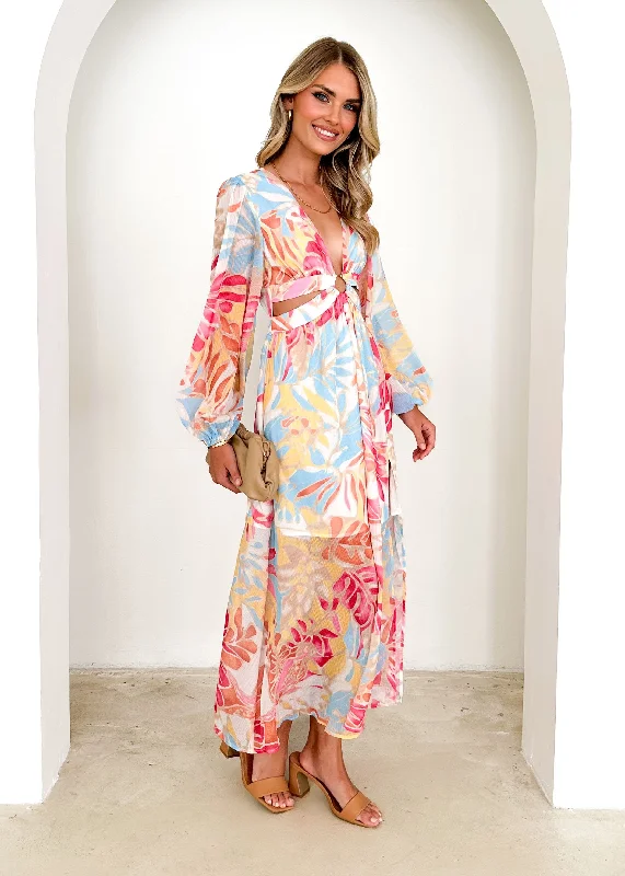 Rita Maxi Dress - Seaside Palm