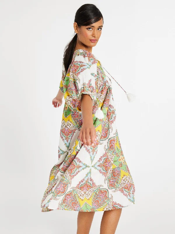 Saffron Dress in Kaleidoscope