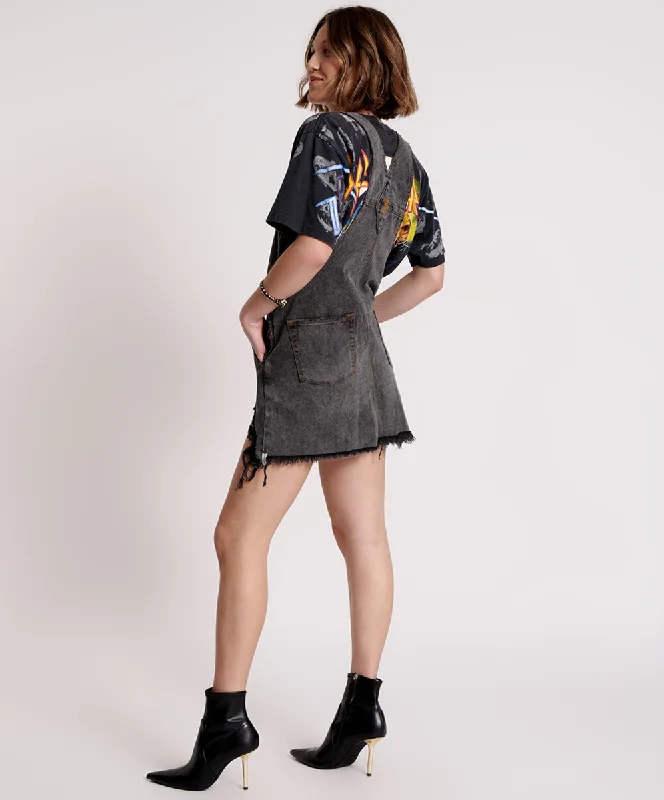 STANTON ST DENIM PINI DRESS