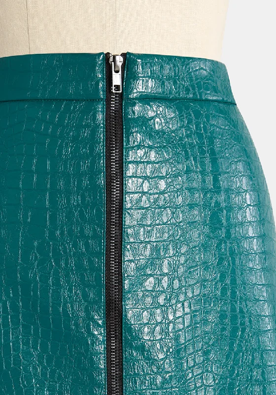 Crocodile Rock Mini Skirt