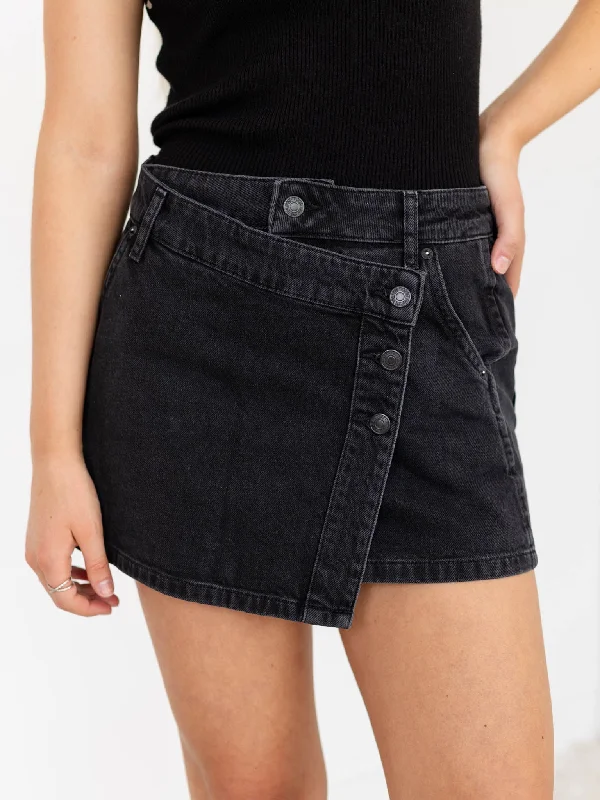 Free People Eclipse Wynne Denim Skirt