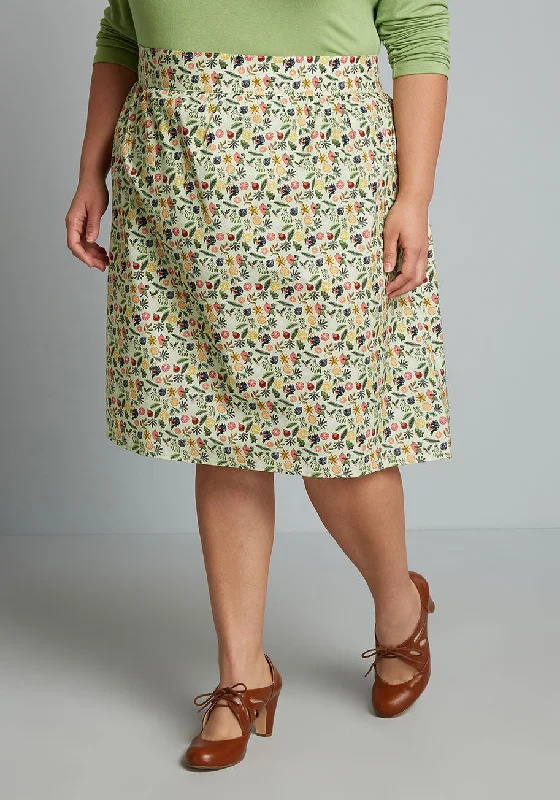 ModCloth X Retrolicious Holiday Magic Makers A-Line Skirt