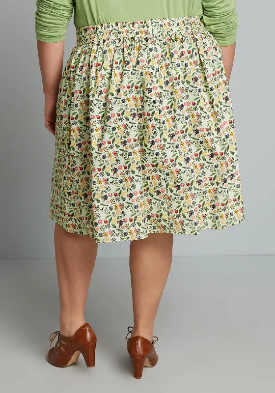 ModCloth X Retrolicious Holiday Magic Makers A-Line Skirt