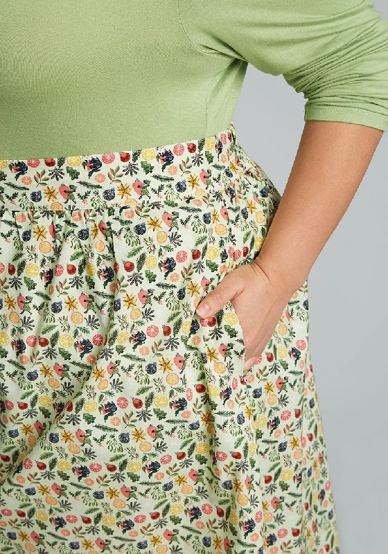 ModCloth X Retrolicious Holiday Magic Makers A-Line Skirt