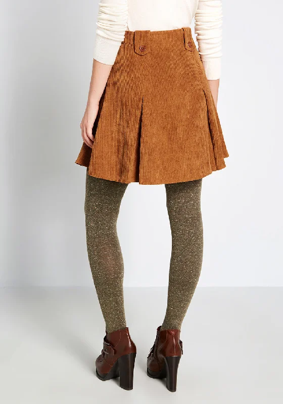 Perky Participant Corduroy Skirt