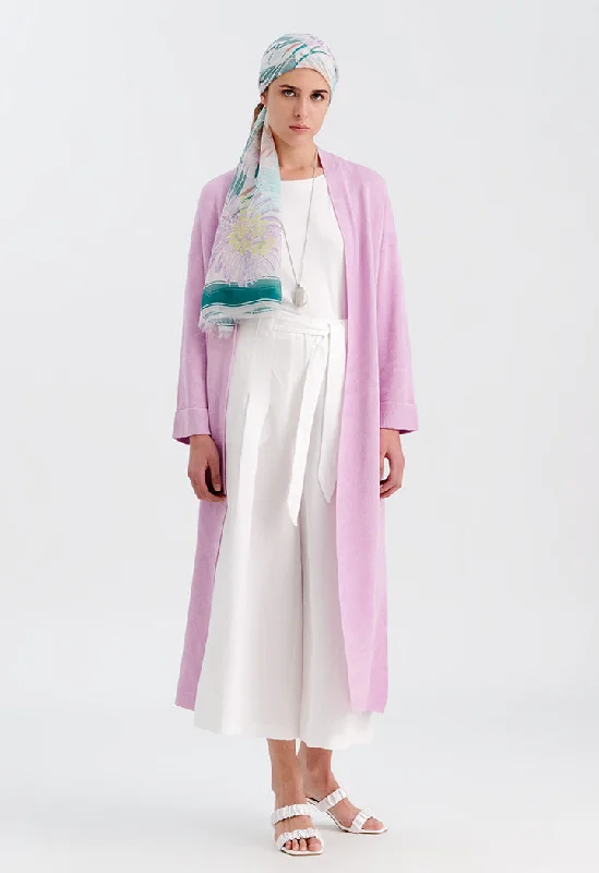 Biggest Sale of the Season!Jacquard Knitted Long Jacket With Belt