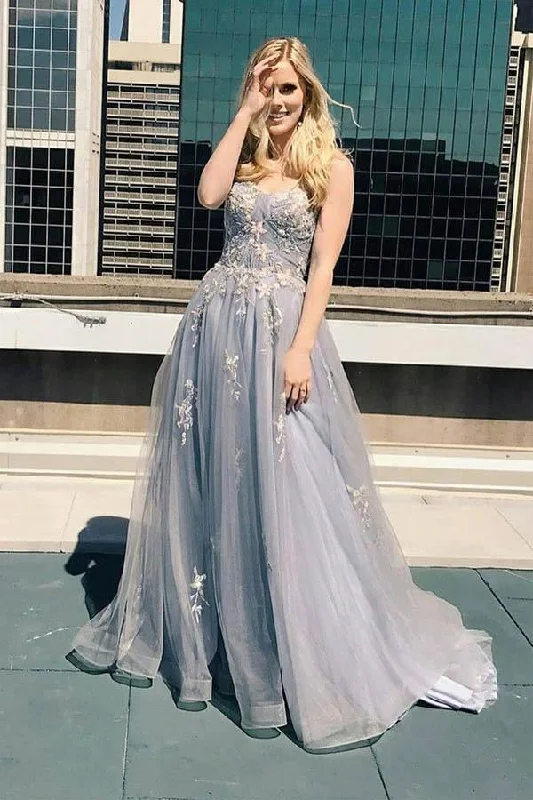Shop the Hottest Deals!A-Line Sweetheart Spaghetti Straps Lace Appliques Long Prom Dress PSK110 Shop the Hottest Deals!A-Line Sweetheart Spaghetti Straps Lace Appliques Long Prom Dress PSK110