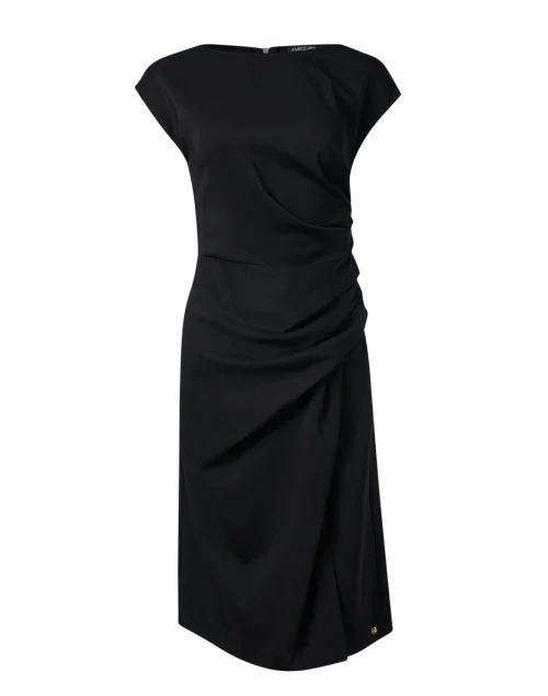Your Discount is Waiting!Black Ruched Dress