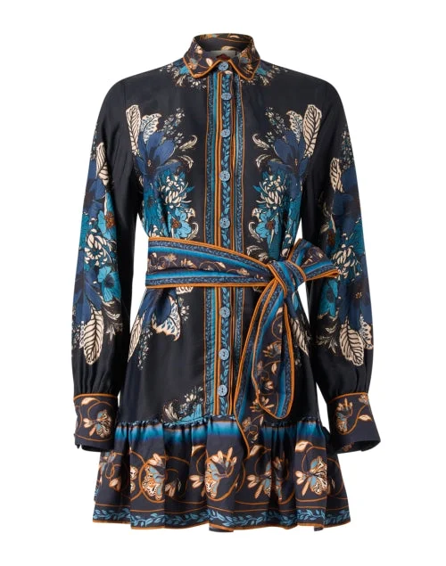 Today’s Deals, Tomorrow’s Regrets!Black Multi Print Shirt Dress