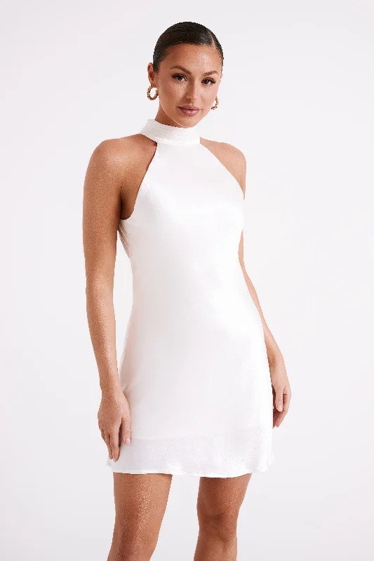 The Sale You’ve Been Waiting For!Claire A Line Mini Dress - White