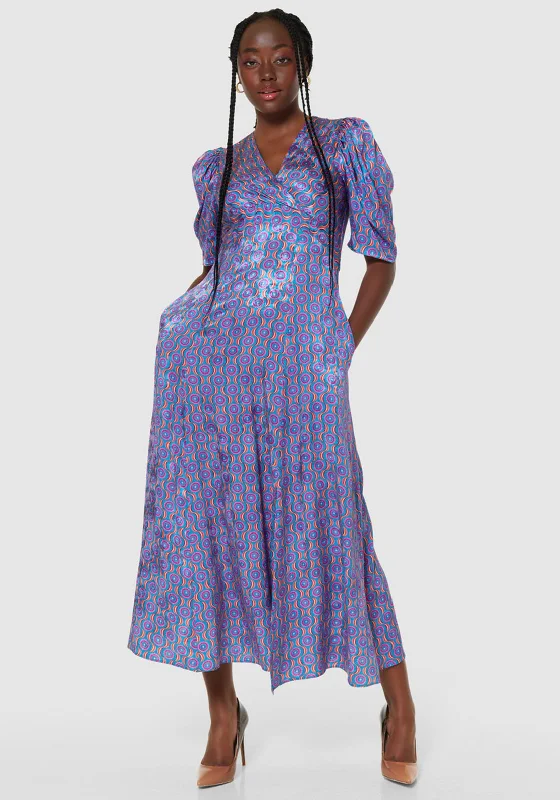 Get More for Less!Closet London Floral Print Wrap Maxi Dress, Lilac