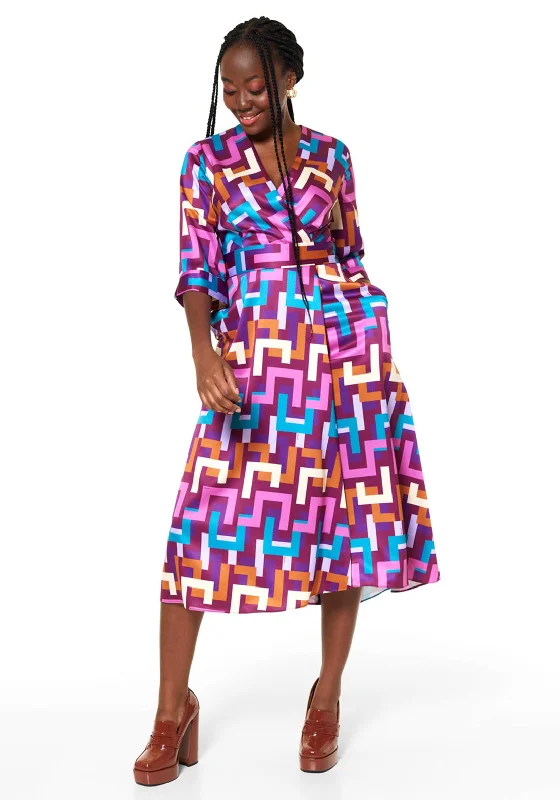Only a Few Left – Order Now!Closet London High-low Wrap Dress, Maroon
